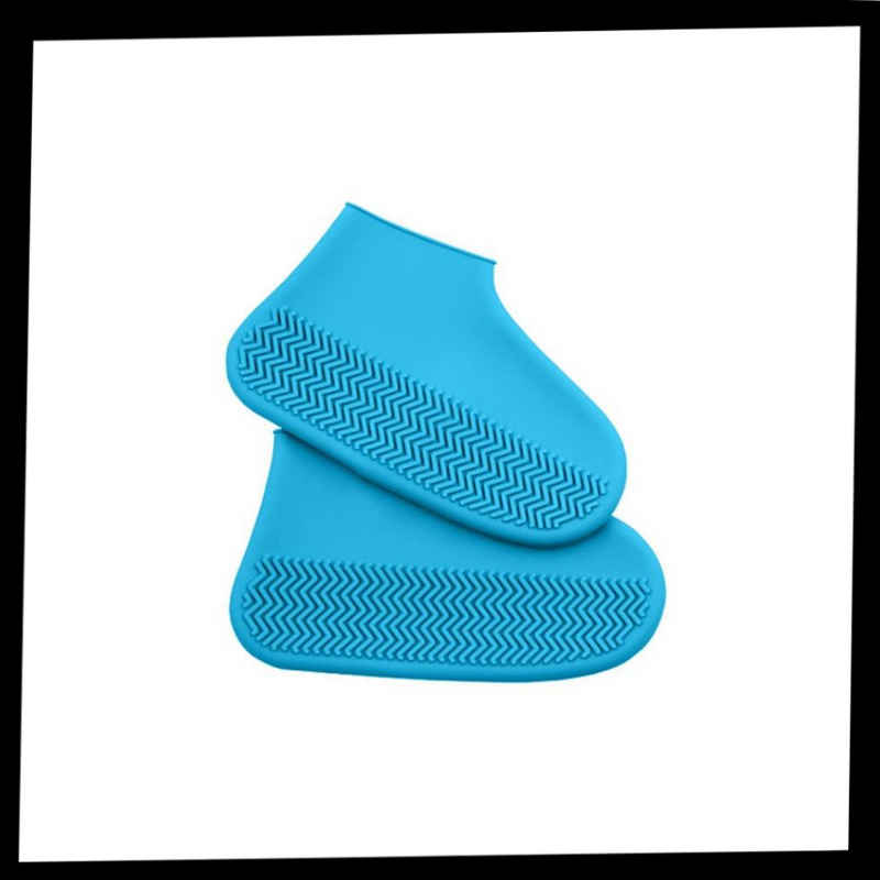 1 Paire de couvre-chaussures imperméables en silicone