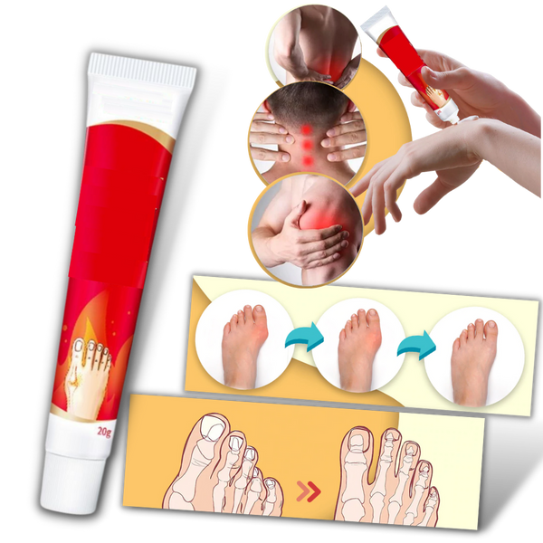 Crème anti-inflammatoire pour oignons du pied