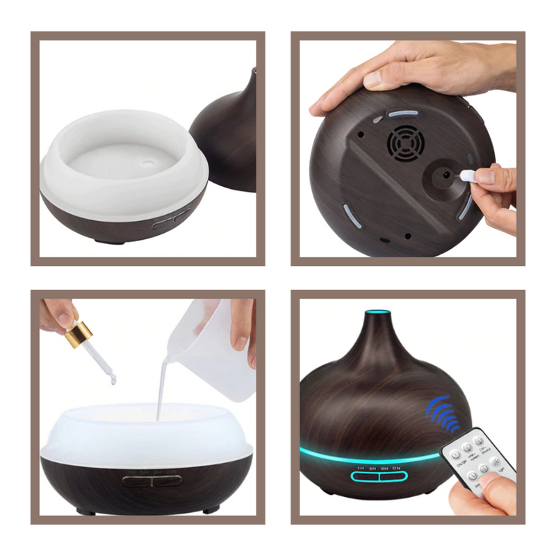 Diffuseur d'huiles essentielles et humidificateur