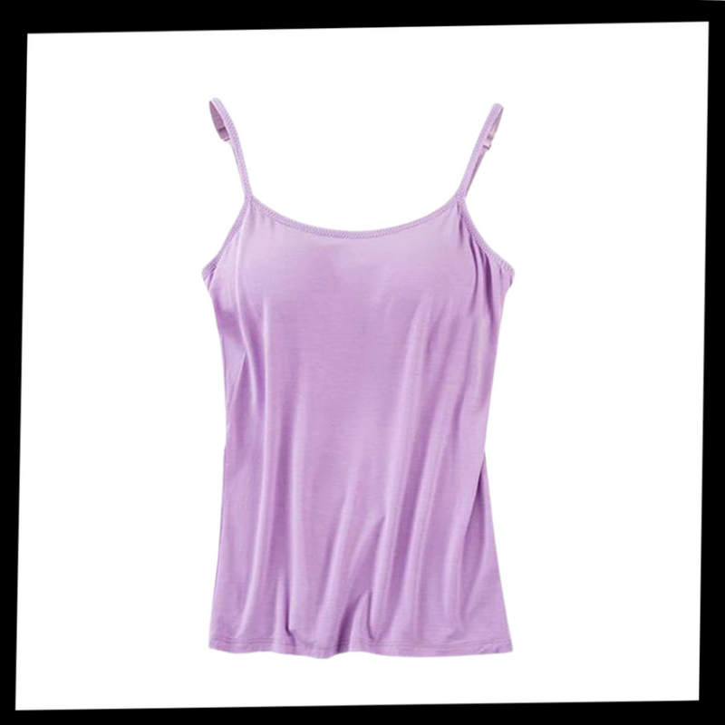 Camisole avec soutien-gorge intégré