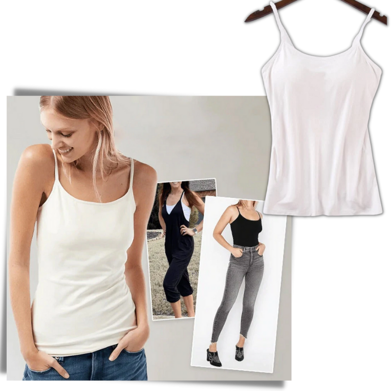 Camisole avec soutien-gorge intégré