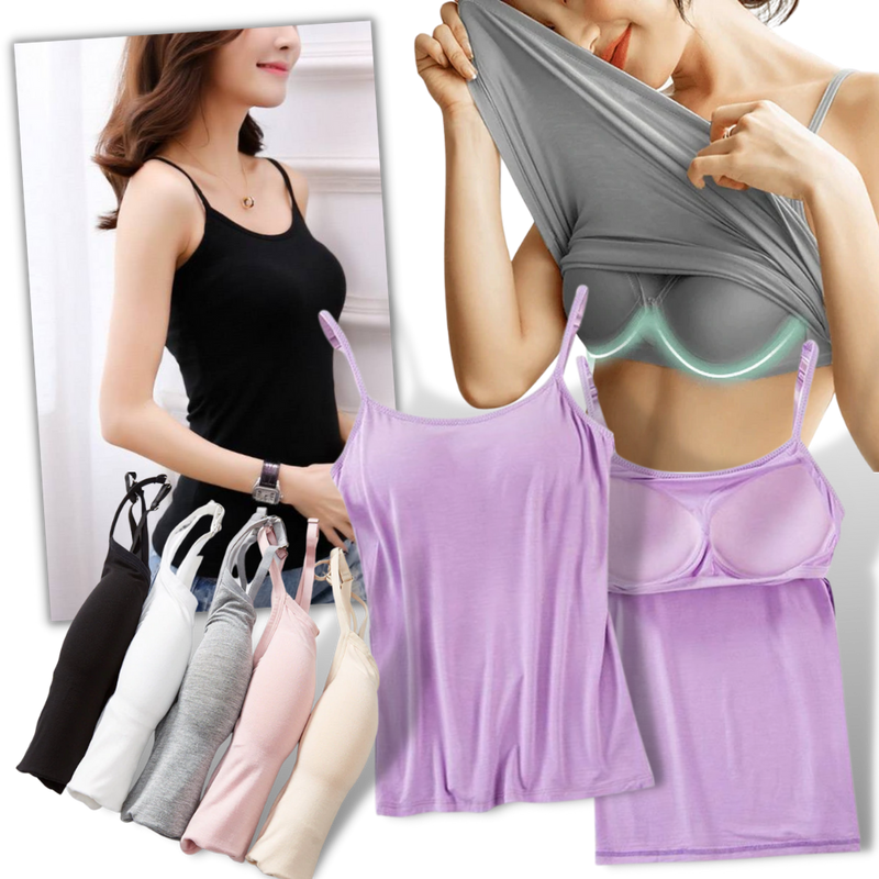 Camisole avec soutien-gorge intégré