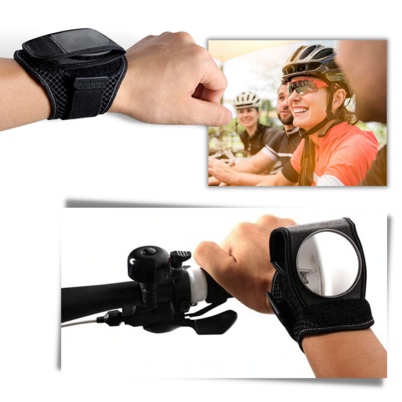 Rétroviseur de poignet pour bicyclette
