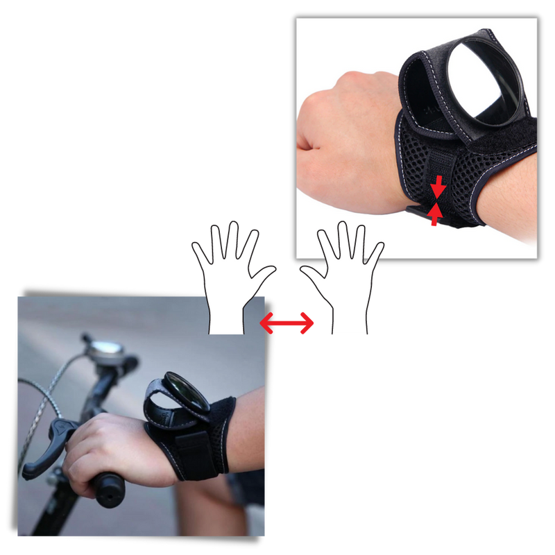 Rétroviseur de poignet pour bicyclette