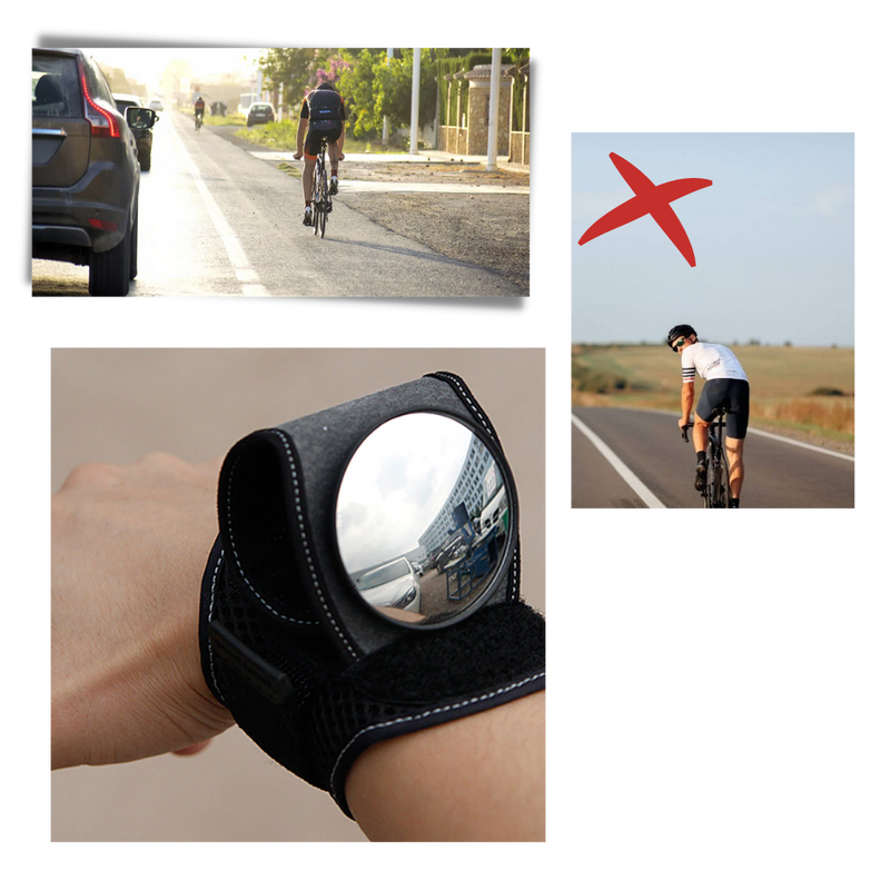Rétroviseur de poignet pour bicyclette