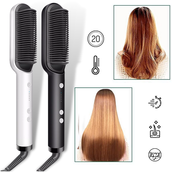 Brosse lissante électrique en céramique