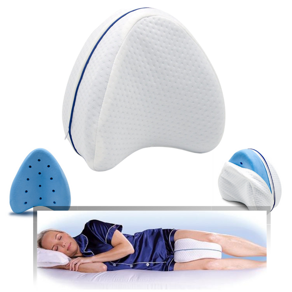 Coussin orthopédique pour genoux et jambes avec mousse à mémoire de forme