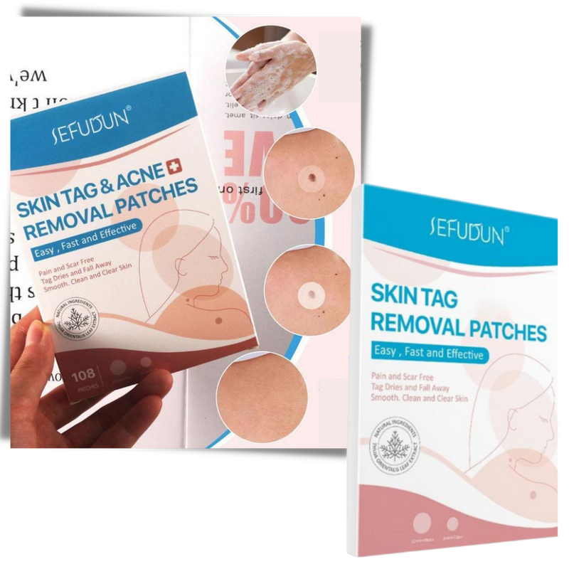 Patch de traitement anti excroissances cutanées