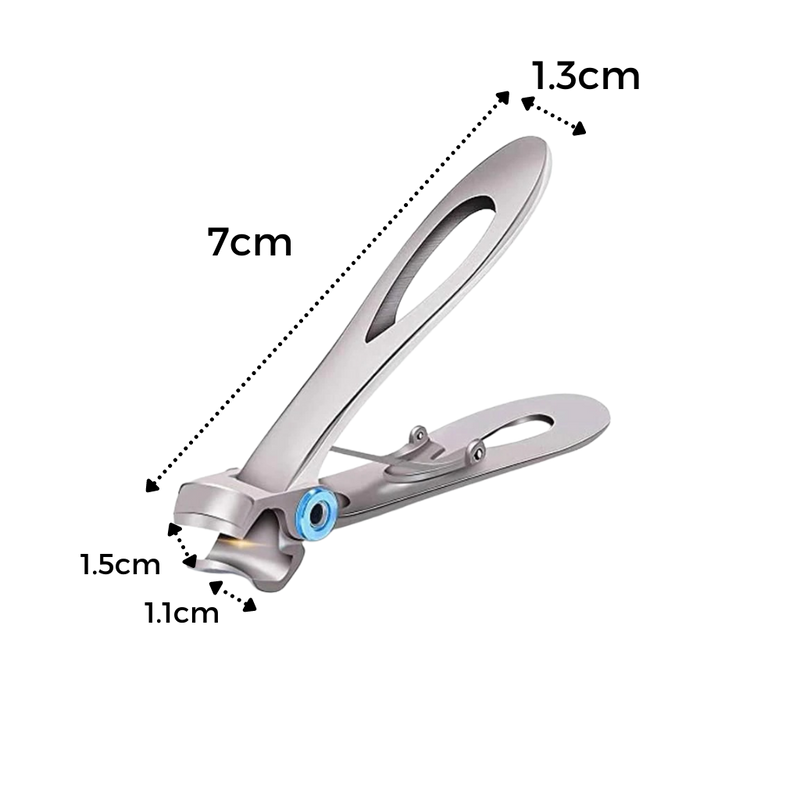 Coupe-ongles à large ouverture en acier inoxydable