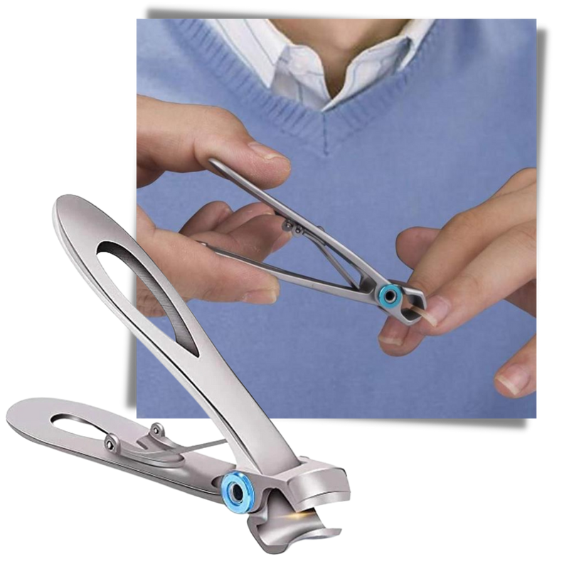Coupe-ongles à large ouverture en acier inoxydable