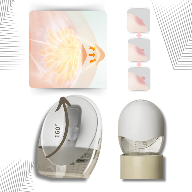Tire-lait mains libres anti-fuites