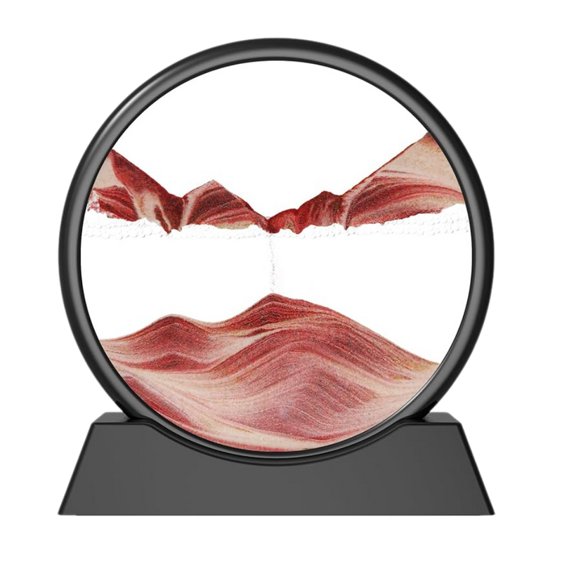 Image d'art de sable en mouvement dynamique