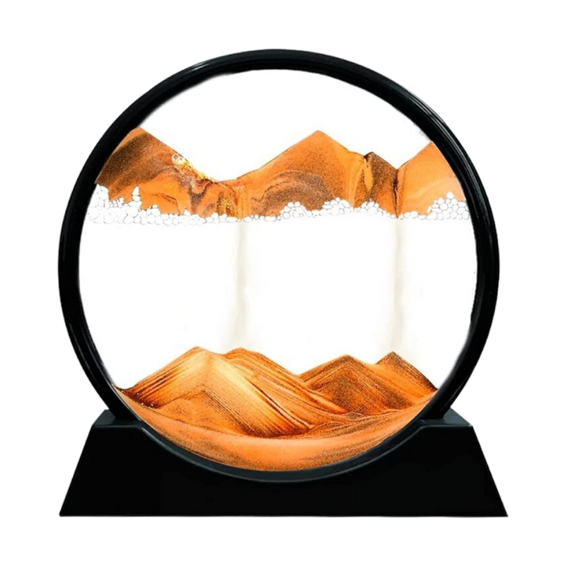 Image d'art de sable en mouvement dynamique