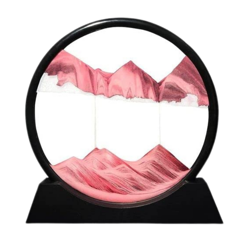 Image d'art de sable en mouvement dynamique