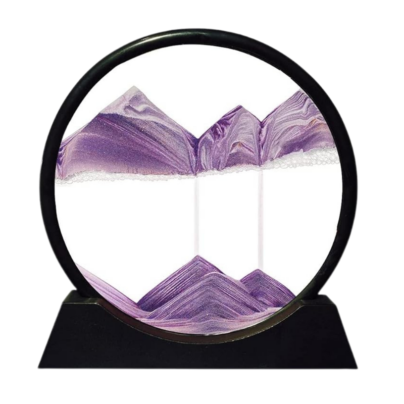 Image d'art de sable en mouvement dynamique