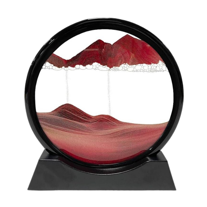 Image d'art de sable en mouvement dynamique