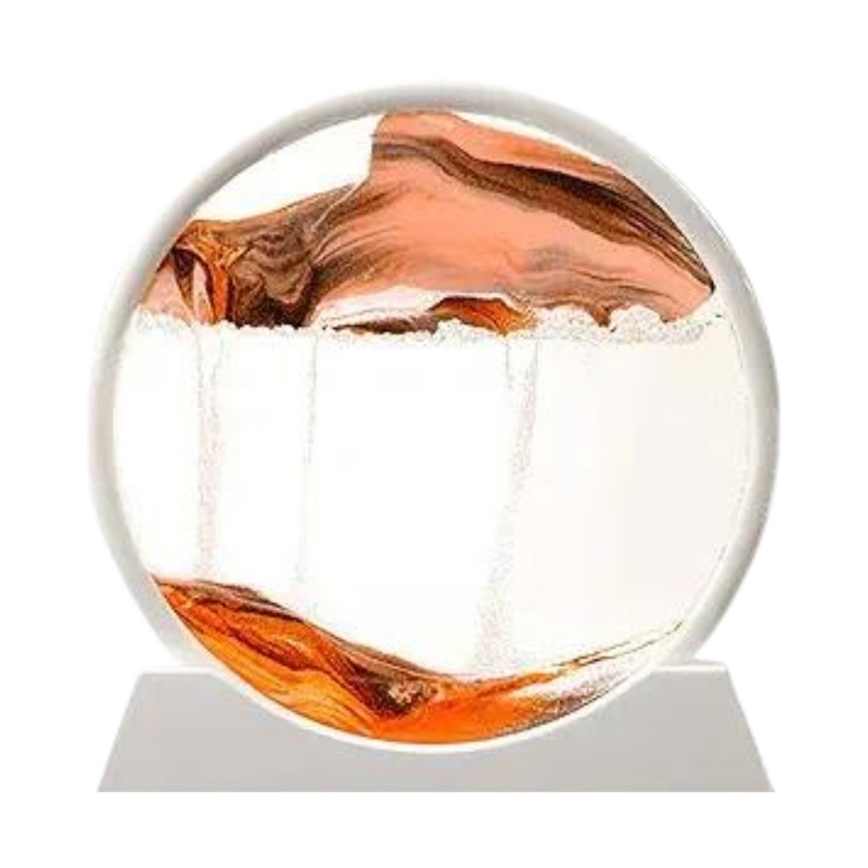 Image d'art de sable en mouvement dynamique