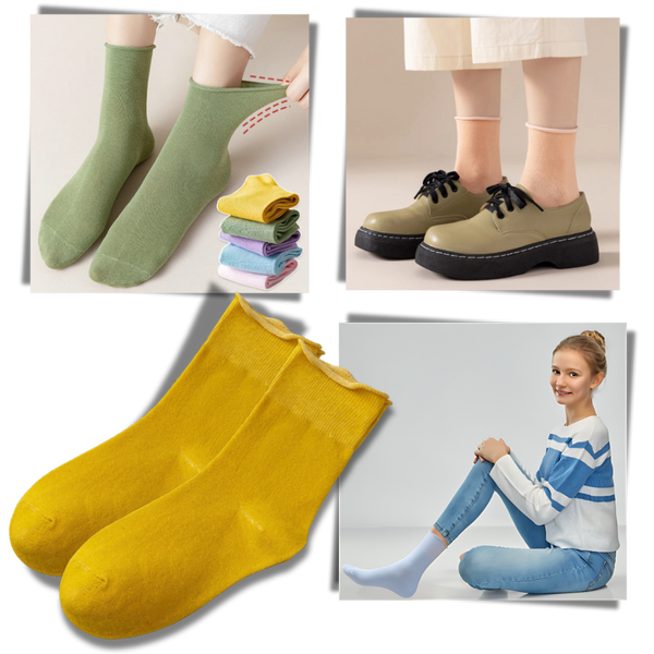 Chaussettes sans couture et non serrantes