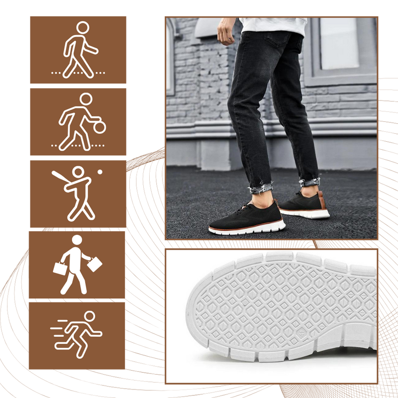 Chaussures orthopédiques respirantes avec soutien de la voûte plantaire
