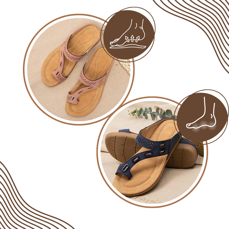 Sandales orthopédiques à absorption de chocs