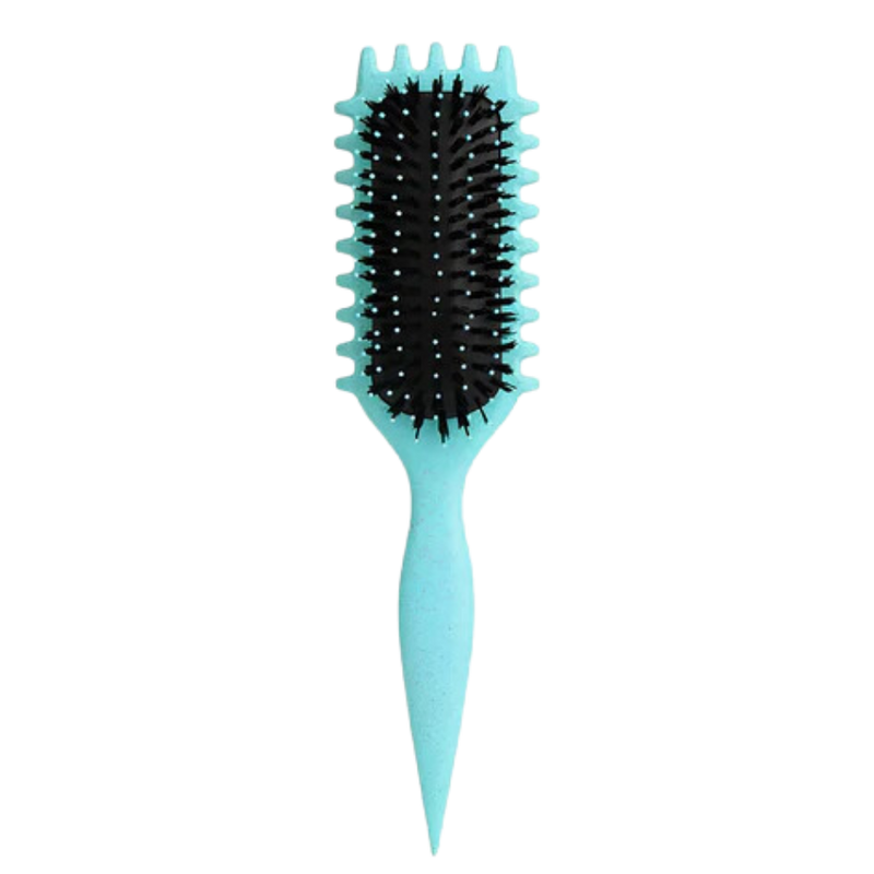 Brosse démêlante et définissante pour boucles